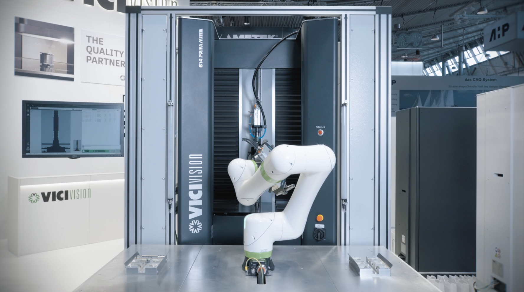 Robot Integration with VICIVISION machine