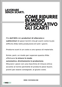 come ridurre gli scarti-pezzi torniti